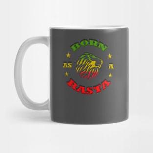 Born As A Rasta, Rastafarian Mug